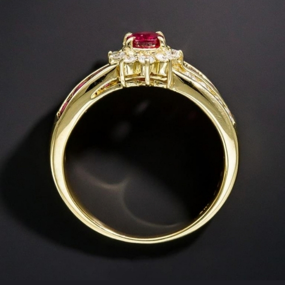 Ruby Red Ring - Picture 2 of 6